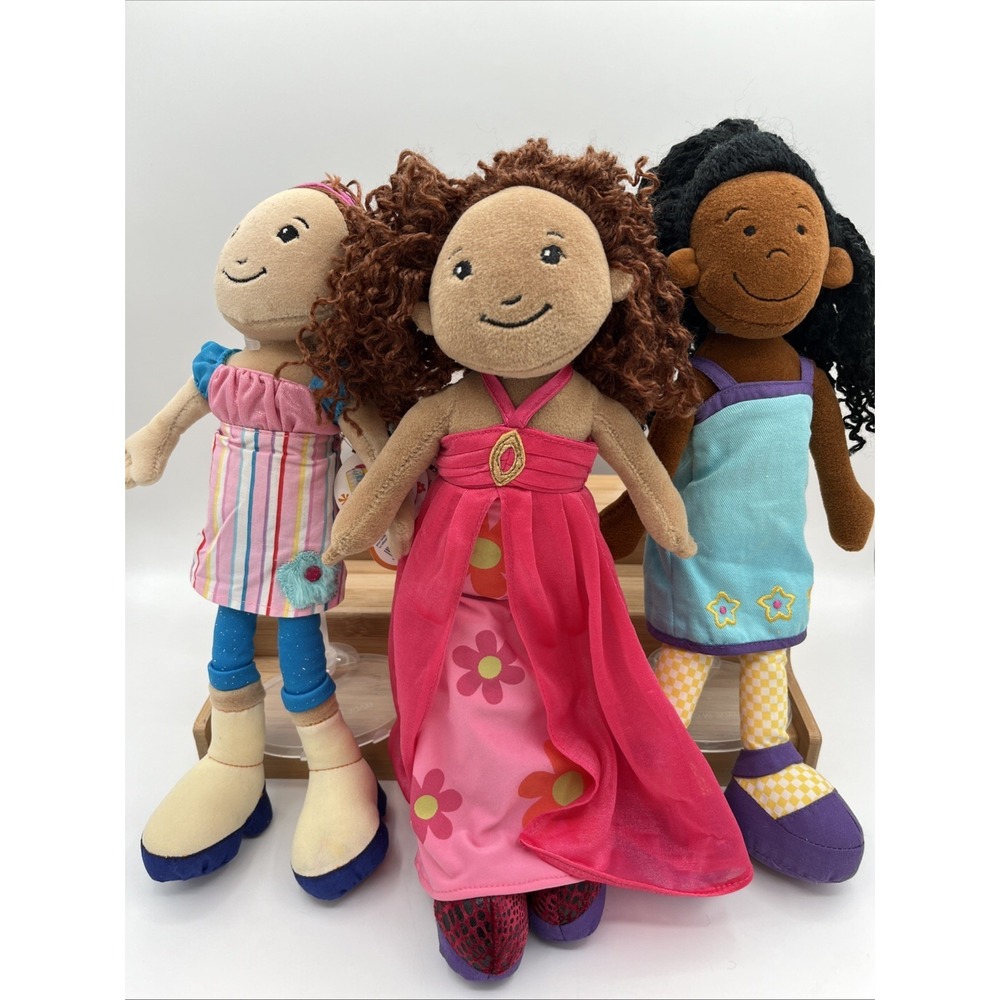Groovy Girls Vintage Doll Lot 3 Trini w Tags Janisse AA Solana Manhattan Plush